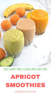 Apricot Smoothies Crafty For Home Recipe In 2020 Apricot Smoothie Apricot Smoothie Recipe Smoothie Recipes Healthy