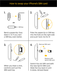 Its panel of electrical contacts is held against the 2. Insert Your Phone Sim Card