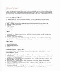 Formal Business Report Example Beautiful Formal Report Template 12 Download Documents In Pdf Business Letter Format Statement Template Sample Resume