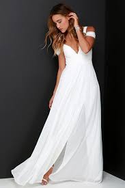 Ocean Of Elegance Ivory Maxi Dress Ivory Maxi Dress Casual Wedding Dress White Dresses For Women