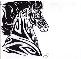 Tribal Art Animals Tribal Animal Tattoos Tribal Tattoos Native American Horse Tattoo