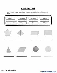 A collection of english esl shapes worksheets for home learning, online practice, distance learning and english classes to teach about. Grade 3 Geometry Quiz Worksheet
