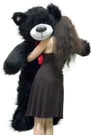 Black Bear Stuffed Animal Large 5 Foot American Made Giant Black Teddy Bear 62 Inches Soft Made In Usa Black Teddy Bear Big Plush Giant Teddy Bear
