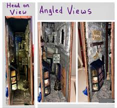 Diagon Alley Book Nook In 2020 Bookshelf Art Book Nooks Bookshelves Diy
