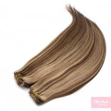 Add to wishlist | item sold (1307) 31 review (s) 31 % off. 16 Inch 40cm Deluxe Clip In Human Remy Hair Dark Brown Blonde Hair Extensions Sale