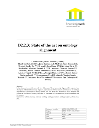 Se consideră mai buni, mai pricepuţi, mai talentaţi decât ceilalţi. Pdf Ontology Alignment State Of The Art