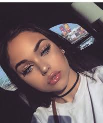 (someone should get me food for that!) #me #selfie #my face #no makeup #dark hair blue eyes #lingerie #girls #reblog my selfie #single and ready to mingle #girls who like both #girls who like girls #vs pink. Best Makeup For Pale Skin Dark Hair Blue Eyes