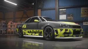 Ses performances exceptionnelles et sa puissance font de cette supercar un bolide que tous les amateurs de pilotage et de vitesse se doivent d'essayer. Need For Speed Payback Nissan Skyline Gt R V Spec Et Mitsubishi Lancer Evolution Ix En Images Gamergen Com