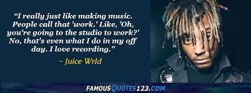 The rapper died on sunday after suffering from convulsions & going into his 2017 lean wit me video opens with juice in a recovery meeting and ends with the number for a substance abuse helpline. Juice Wrld Quotes On Music People School And Time