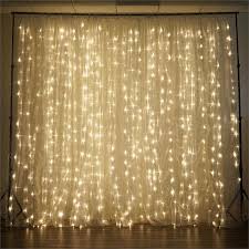 Efavormart 20 Ft X 10 Ft Led Lights Organza Backdrop Curtain Photography Background Organza Fabric Photo Booth Studio Background Walmart Com Walmart Com