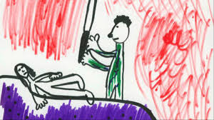 (3) gently cut the skin in order to draw a line of blood. Kids Draw Weird Shit But It Doesn T Make Them Murderers