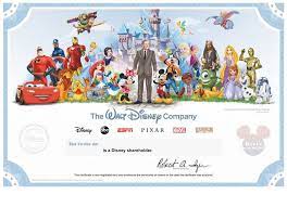 Celebrate Your Shareholder Status With New Disney Stock Certificate Disney Insider Disney Stock Disney Merchandise Disney Collectables