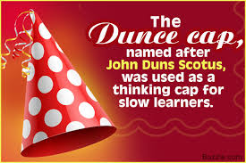 Image result for dunce cap