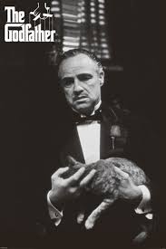 The Godfather Cat B W Official Poster Poster Il Padrino Immagini