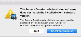 We also noticed another possible issue that could prevent using. Remote Desktop Error 0x104 Macbook Pro