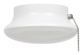Garage ceiling fan with light. Sylvania White Led Retrofit Flush Mount Ceiling Light With Pull Chain At Menards