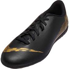 Kids Nike Mercurial Vapor 12 Club Tf Black Lux Soccerpro Nike Gold Nike Soccer Shoes Soccer Shoes