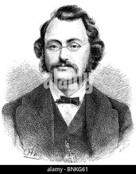 Portrait of the composer Max Bruch (1838-1920), 1870 Stock Photo
