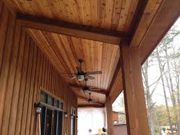 Tongue And Groove Pine Ceiling With Posts And False Beams I Installed In Haralson Ga Tongue And Groove Ceiling Cabin Interiors Log Homes