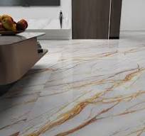 Gold Line Carrara Marble Polished Glazed Tile for Floor Tile ...