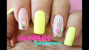 De fácil aplicación y sin dejar marcas. Clase 27 Encapsulado En Semipermanente Deko Unas Nail Art Youtube