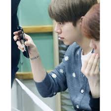 Kpop tattoos army tattoos mini tattoos wrist tattoos body art tattoos single needle tat. 18 Idols With Impressive Tattoos Sbs Popasia