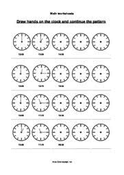 These time telling worksheets are packed with the learning of the basic concept of time. Learn The Clock Worksheet O Clock Half And Quarter Planet Psyd