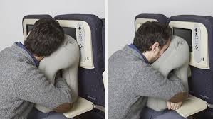 Sleeping Well Is A Matter Of Good Position In Airplanes You Have To Remain Seated To Sleep And Gravity Will Always Travel Pillow New Travel Sleeping On A Plane