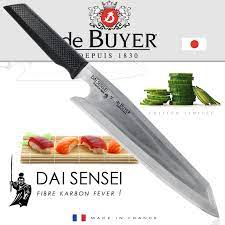 It designs and manufactures cooking and pastry utensils for restaurant. De Buyer Dai Sensei Japanese Hand Forged Knives Shop