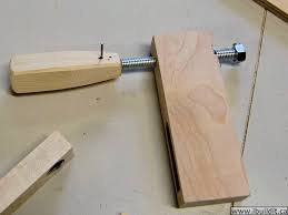 Workshop clamp hold downs clamping jigs gluing stations diy homemade see more around carpentry shop wooden block off and woodworking. How To Make A Wooden Bar Clamp Ibuildit Ca