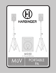 Portable Pa Harbinger Pro Audio Manualzz