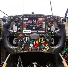 Monocoque is a french word meaning single shell, which refers to the process of making the entire body out of a single piece of material. Another Shot If The Complicated Steering Wheel Of A Formula 1 Race Car Formula 1 Car Car Wheels Rims Camaro Car