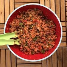 Turkischer Bulgursalat Kisir Caros Kuche Rezept Bulgursalat Rezepte Kisir Rezept