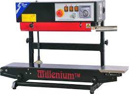 Vertical Band Sealer Packaging Machine To Pack Pouches Best For Small Scale Packaging Units Band Seal Packaging Machine Vacuum Packaging Food Packing Machine