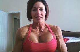 Mature Mom with Huge Tits and Muscle Arms - FBB porn videos