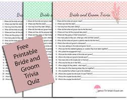 We may earn commission on some of the items you choose t. Free Printable Bride And Groom Trivia Quiz