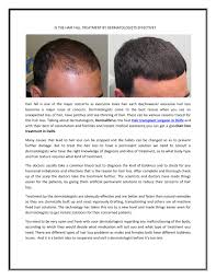 Learn how to deal with hair loss with these expert tips and treatments from a dermatologist and a but when you start noticing significant hair loss in the shower, on your pillow, or on your brush after. Is The Hair Fall Treatment By Dermatologists Effective By Pooja Issuu