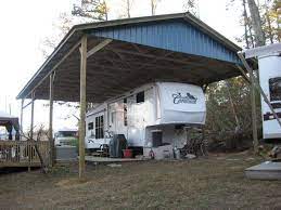Rv Carport Length Google Search Rv Carports Rv Shelter Camper Living
