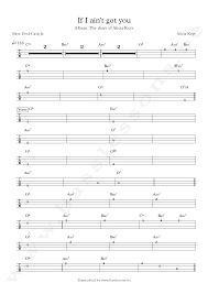Alicia Keys Bass Tabs Alicia Keys Songs No One