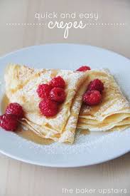 Quick And Easy Crepes Easy Crepe Recipe Food Crapes Recipe