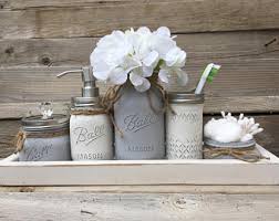 This lovely bathroom from littlefarmhouseontaylor features a wood beadboard that adds a lot. Rustic Bathroom Accessories Etsy