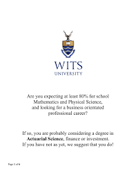 If So You Are Probably Considering A Degree In Actuarial Science