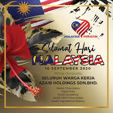 Zufin holdings sdn bhd instagram: Kilangoemchocolates On Twitter Selamat Hari Malaysia 16 September 2020 Ikhlas Daripada Warga Kerja Azaib Holdings Sdn Bhd Malsa Chocolates Asprincza Azaib Academy Azaib Oem Chocolates Azaib Ingredients Bakery Malaysiaprihatin