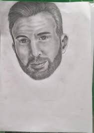 I remember him being shown sketching in the films but i only recently read up on how his character was actually an art. Chris Evans A K A Captain America J Nike Drawing Arts Facebook