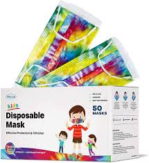 Check spelling or type a new query. Amazon Com Wecare Disposable Face Masks For Kids 50 Tie Dye Masks Individually Wrapped Industrial Scientific