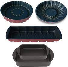 Hier geht es direkt zum produkt Icqn Backform 5 Tlg Backform Quintett Set Aluminium Antihaft Kuchenform Kastenform Konigskuchen Ruhrkuchen Runde Tortenformen Torte Backen Motivbackformen Brotbackform Rechteckige Backbleche Online Kaufen Otto