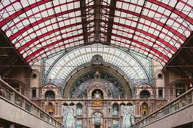 Where is the train station and what is the best way to get there? Hd Wallpaper Antwerpen Belgie Antwerp Train Station Belgium Arch Built Structure Wallpaper Flare