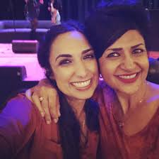 My mom and I after Babefest tonight! Not pictured: me nursing baby  backstage before delivering my keynote, my four-year-old throwing up