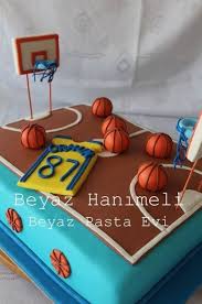 Basketbol Pastasi Basketbol Dogum Gunu Pasta Pastalar