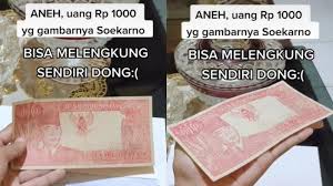 Bank indonesia (bi) hari ini meluncurkan 11 uang rupiah emisi 2016 dengan gambar pahlawan baru. Viral Uang Kuno Soekarno Bisa Melengkung Sendiri Ditawar Hingga Rp 5 Miliar Tribunnews Com Mobile